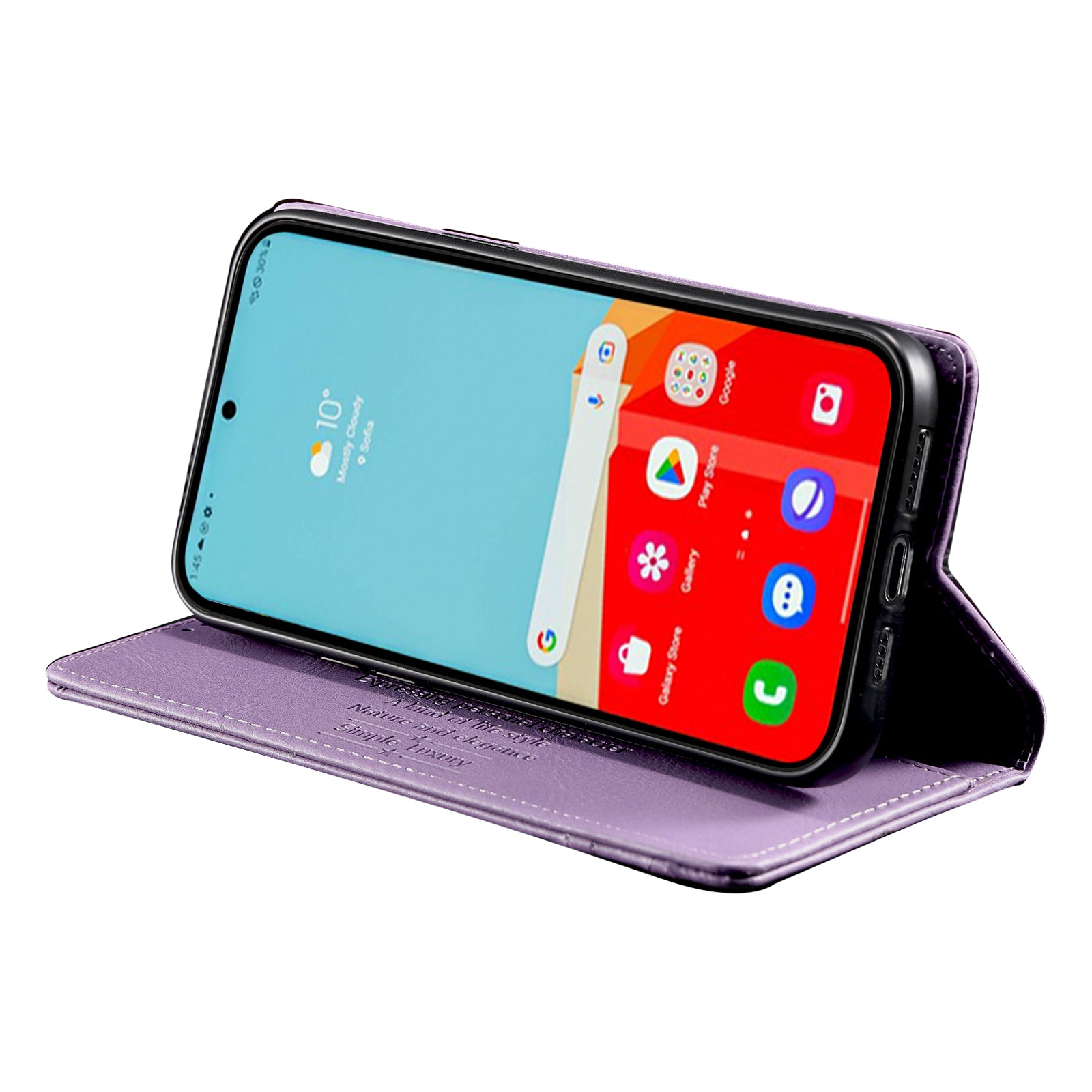 TTUDRCH Style 007 Leather Case for Samsung Galaxy S20 FE / S20 FE 5G / S20 FE 2022 / S20 Lite RFID Blocking Stand Wallet Cover - Purple TTUDRCH Style 007 Leather Case for Samsung Galaxy S20 FE / S20 FE 5G / S20 FE 2022 / S20 Lite RFID Blocking Stand Wallet Cover - Purple
